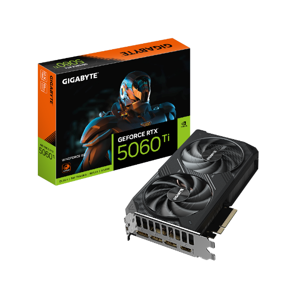 כרטיס מסך Gigabyte RTX 5060 Ti WindForce 2 8GB