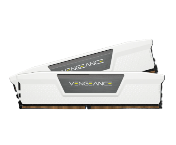 זכרון לנייח DDR5 6000 C38  Corsair Vengeance White 32GB 2X16