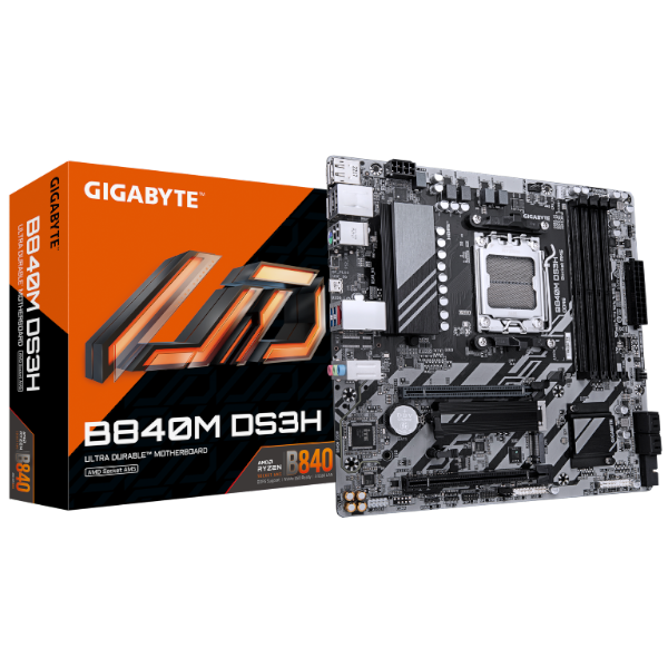 לוח אם Gigabyte B840M DS3H for AMD AM5 DDR5 HDMI DP