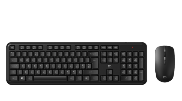סט מקלדת ועכבר אלחוטי CUDY MK200 2.4Ghz Silent Keyboard And Mouse