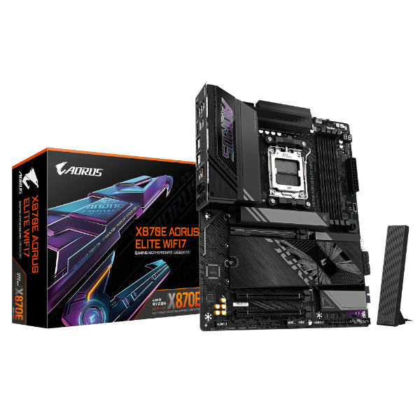 לוח אם GIGABYTE X870E AORUS ELITE WIFI7 1.3 ATX DDR5 AM5 2.5GBE